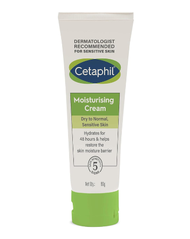 Cetaphil Moisturising Cream for Dry to Normal, Sensitive Skin 80gm (P-3476)