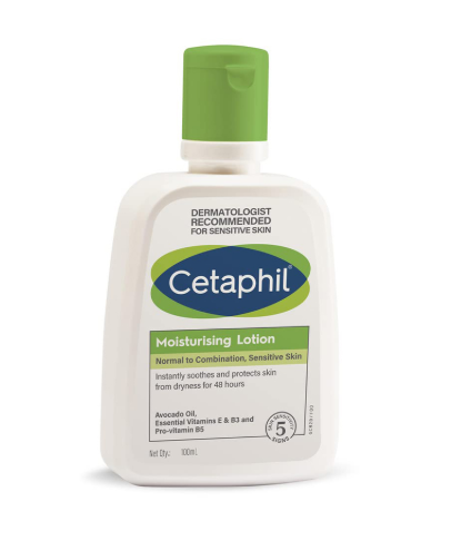 Cetaphil Moisturizing Lotion 100ml for Normal to Combination, Sensitive Skin (P-3477)