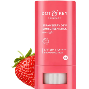 Dot & Key Strawberry Dew Sunscreen Stick Spf50 Pa+++ 20gm | India (P-3491)