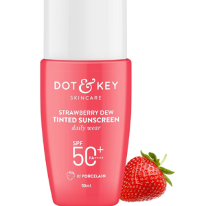Dot & Key Strawberry Dew Tinted Sunscreen 50ml SPF50+ Beige | Made in India (P-3492)